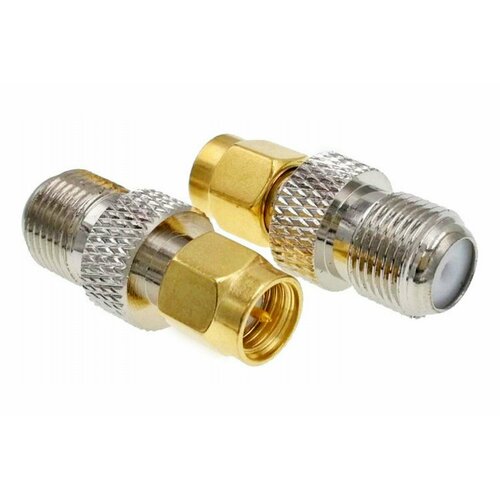 Антенный адаптер SMA male штекер - F female гнездо комплект 2шт 690₽