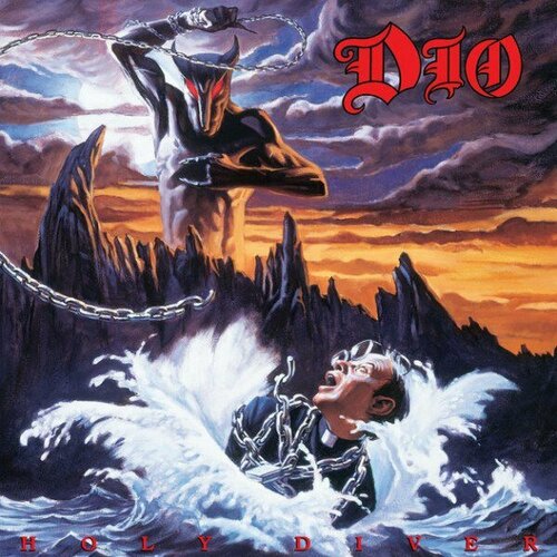 мужская летняя футболка с принтом dio holy diver американская хеви метал группа черная футболка размеров от s до 7xl Компакт-диск Warner Dio – Holy Diver