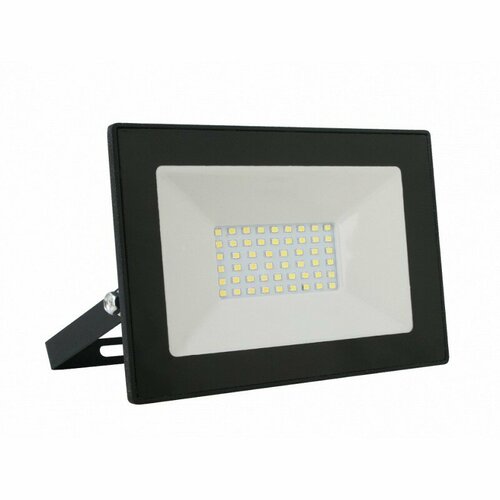 Ultraflash прожектор св/д LFL-1001 C02 10W(700lm) SMD 6500K 6K черный 100x80x24 230V IP65