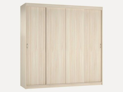 Изображение товара Шкаф купе для одежды со штангой "Эко 4" 200х220х45 Шимо светлый