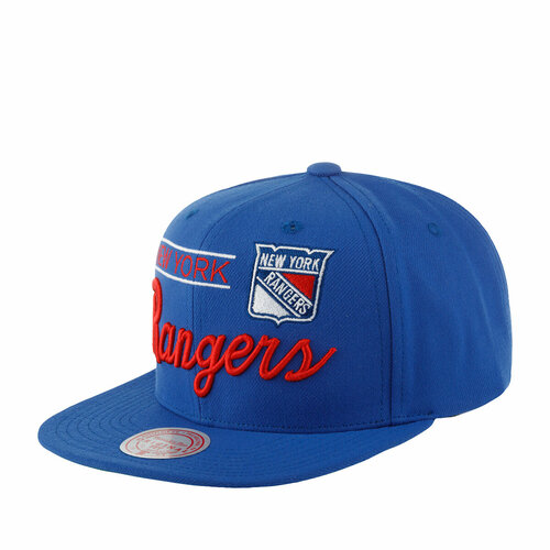 Бейсболка Mitchell & Ness, размер OneSize, синий шапка new york rangers 31