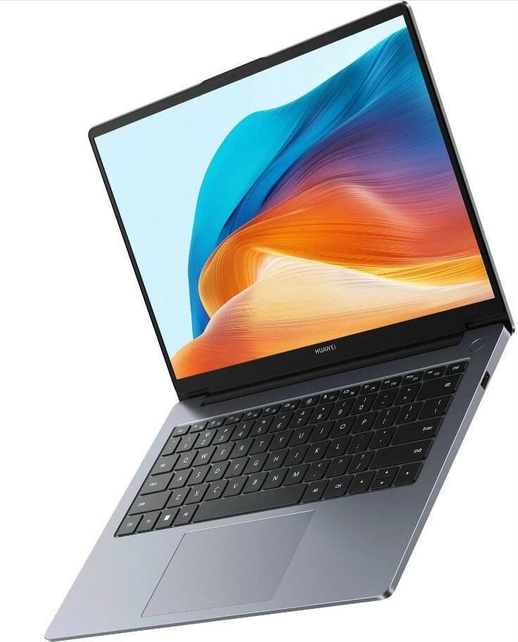 Ноутбук Huawei MateBook D14 14" (53013XFP) i5-12450H 16/512Gb/Intel UHD Graphics, Win 11 Home, космический серый