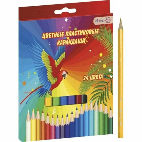 Attomex Карандаши 24цв Dolce Vita карандаши цветные attomex карандаши цветные 24 цвета attomex dolce vita 2м пластиковые