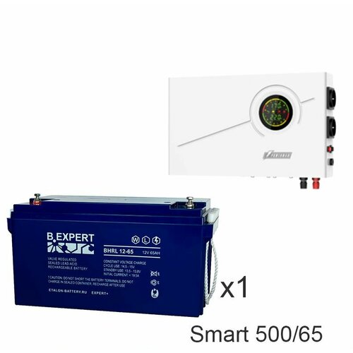 ИБП Powerman Smart 500 INV + ETALON BHRL 12-65 ибп powerman smart 500 inv линейно интерактивный 500ва 300вт 2 euro