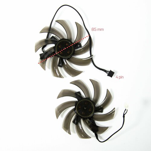 Комплект кулеров для видеокарт PALIT 2 вентилятора 85 мм 1358₽