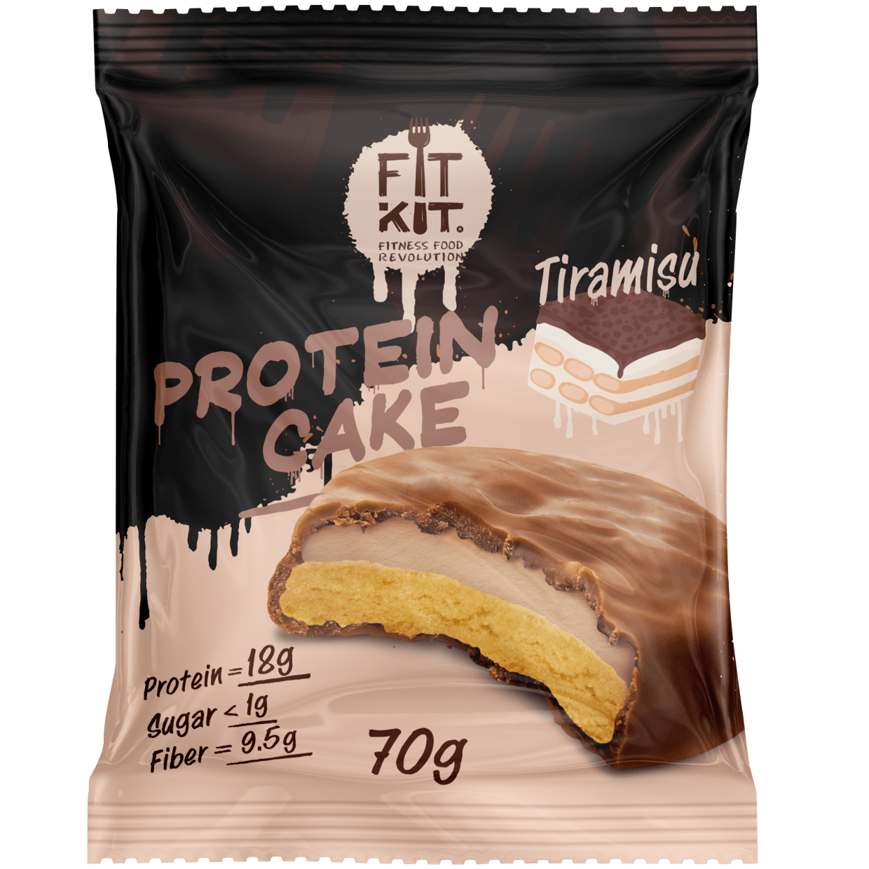 Fit Kit Protein Cake 70 г (Тирамису)