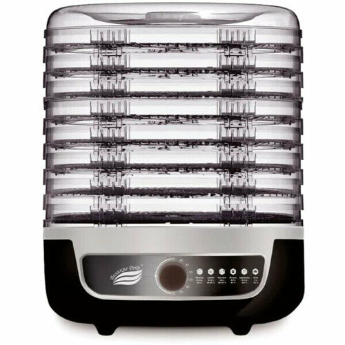 Сушилка для овощей и фруктов Великие реки Волга-10 черный-серый 1455900₽