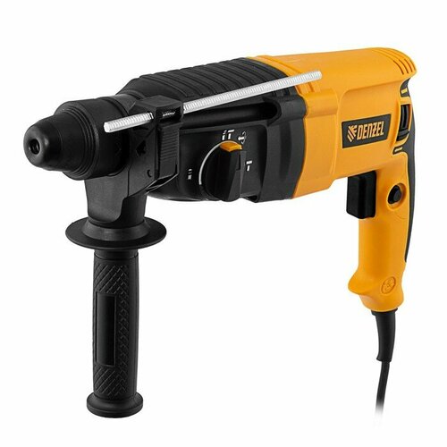 Перфоратор электрический DENZEL RHH-800-26 26607 SDS-plus 800 Вт 3 Дж 4 режима 13480₽