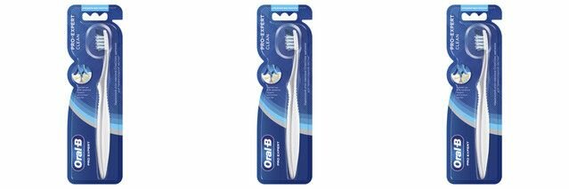 Oral-B Pro Зубная щетка средней жесткости 35 , 3 шт