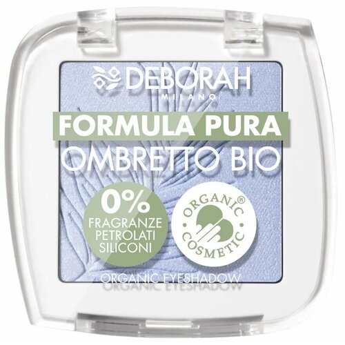 Тени для век Deborah Milano Formula Pura Ombretto Bio, тон 06 Небесно-голубой, 2,5 гр