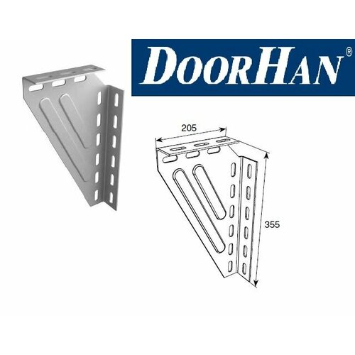 Кронштейн угловой универсальный DoorHan (DH24622) для крепления к потолку