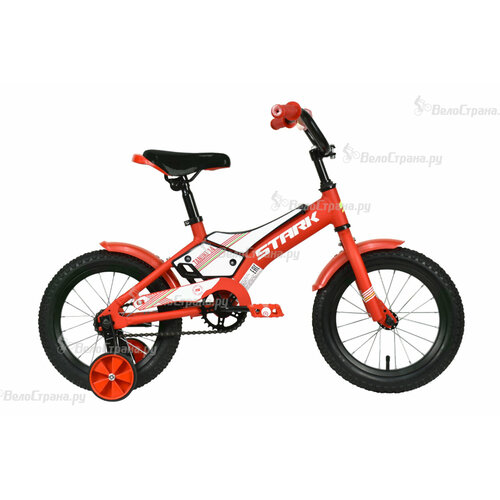 Детский велосипед Stark Tanuki 14 Boy 2023 14 Красно-белый 95-110 см 1056000₽