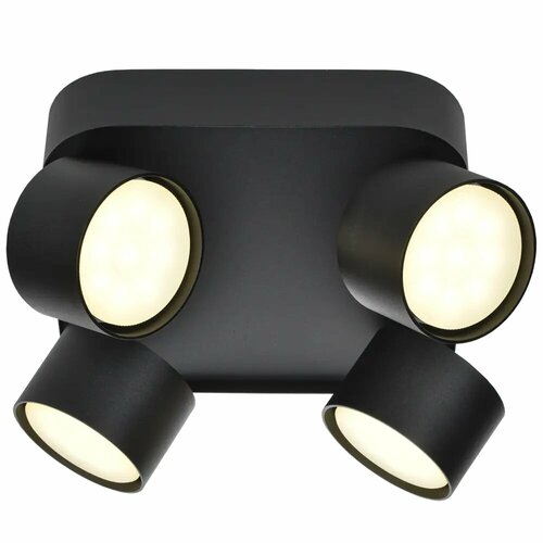 Спот поворотный IEK 4044 4 лампы 6 м цвет черный 6172₽