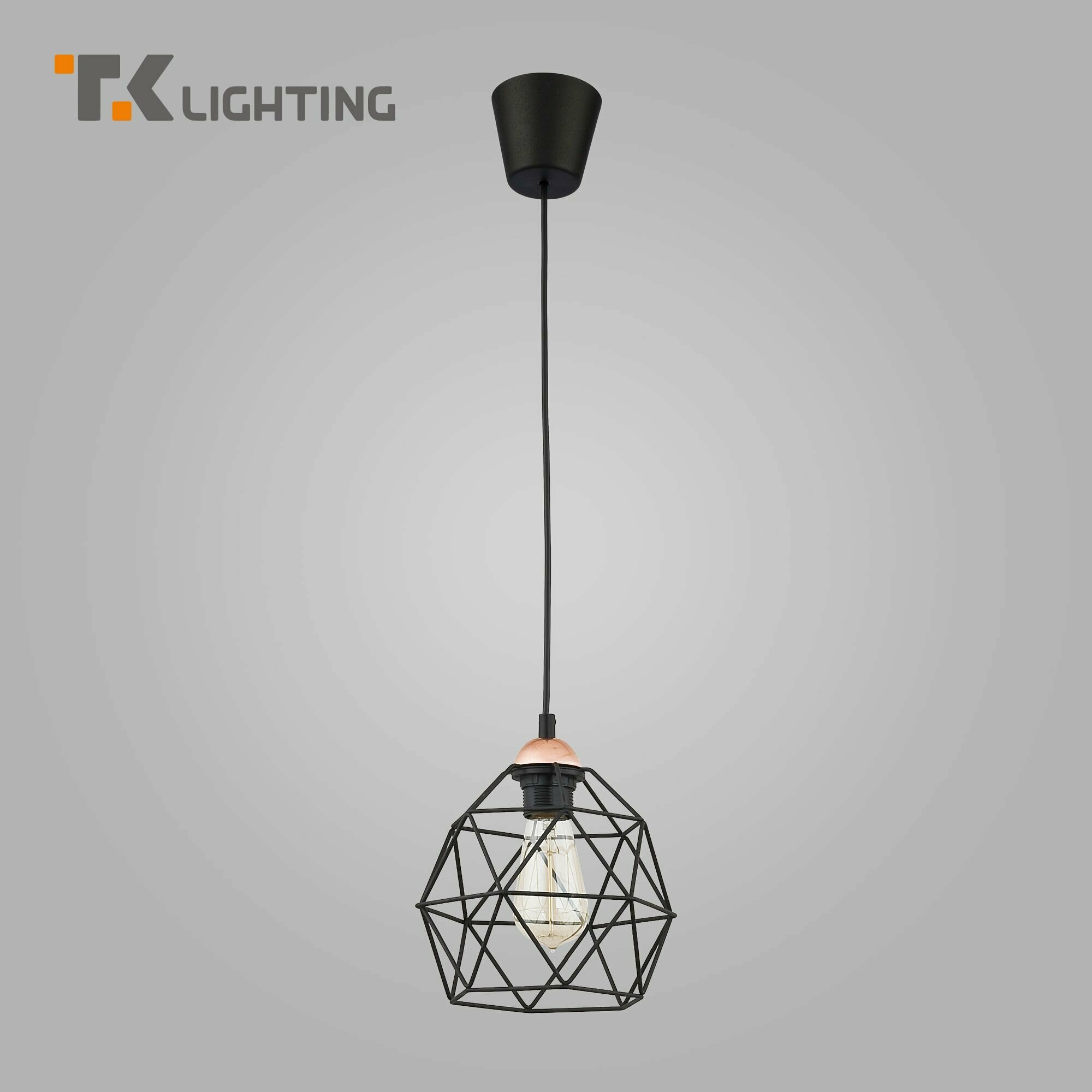 Подвесной светильник с металлическим плафоном TK Lighting 1638 Galaxy черный IP20