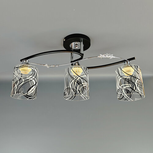 Люстра потолочная, светильник подвесной JUPITER LIGHTING MH 35675/3, E27, 3х60 Вт
