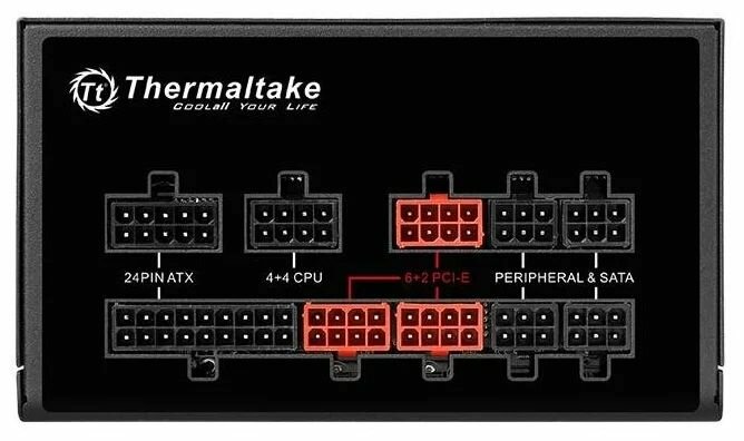 Блок питания Thermaltake Toughpower PF1 ARGB, 850Вт, 140мм, retail [ps-tpd-0850f3fape-1] - фото №14