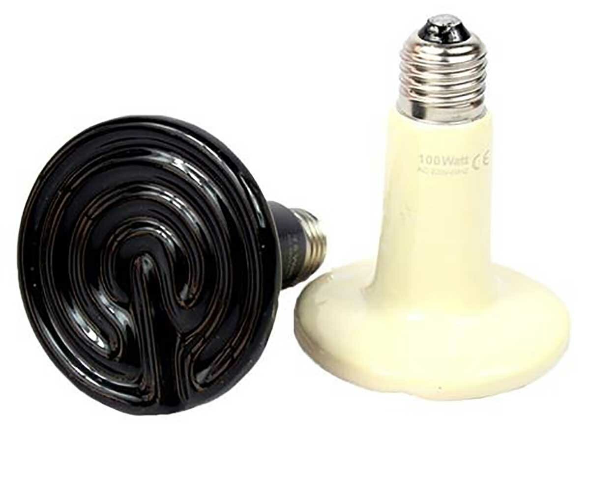 Лампа керамическая инфракрасная без индикатора Nomoy Pet ND-01 Normal ceramic lamp 7х10см 220В E27 50Вт