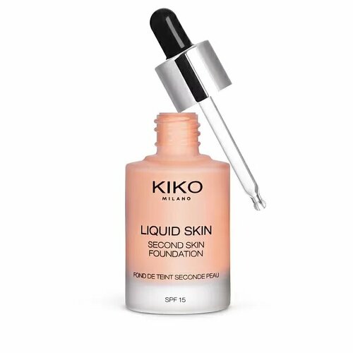 Kiko Milano Тональный крем LIQUID SKIN SECOND SKIN FOUNDATION, Warm Rose 30