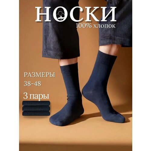 Носки Ростекс, 3 пары, размер 29, черный