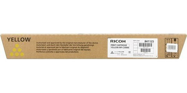 Тонер оригинальный Ricoh Type MPC3501/MPC3300, желтый (842044)