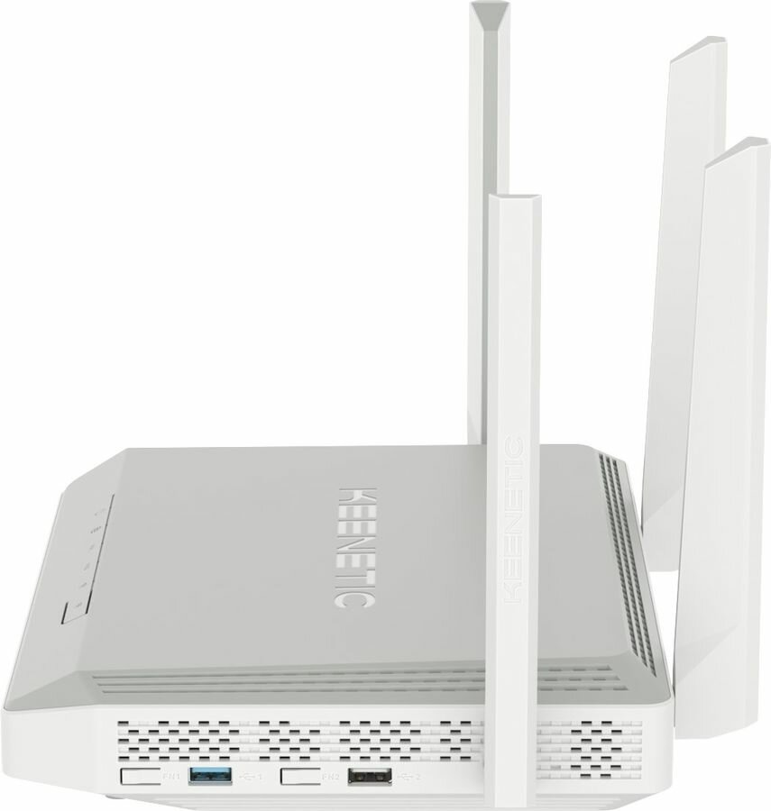 Wi-Fi роутер KEENETIC Peak AC2600 серый Mesh-ретранслятор Keenetic Buddy 5 KN-3311 - 2 шт [kn-2710 + kn-3311x2]