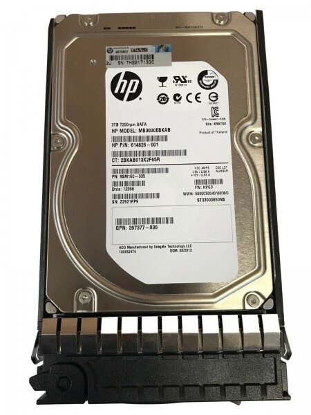 Жесткий диск HP 397377-030 3Tb 7200 SATAIII 3.5" HDD