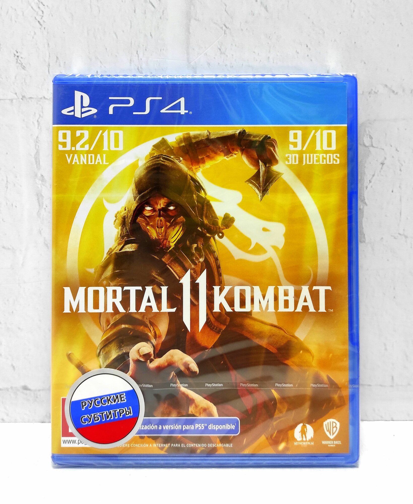 Mortal Kombat 11 (XI) Русские субтитры Видеоигра на диске PS4 / PS5