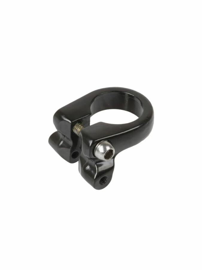 фото Зажим подседельной трубы M-WAVE 34,9 мм, алюминий, черный (5-250851)