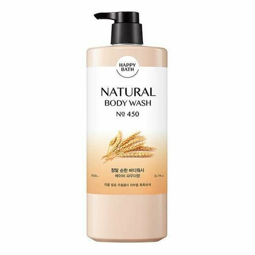 Гель для душа с экстрактом рисовых отрубей Happy Bath Natural Body Wash Baby Powder 1514₽
