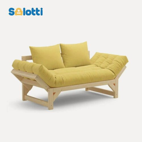 Изображение товара Диван-кровать раскладной Salotti ЕВРОПА-2 рогожка Laguna желтый