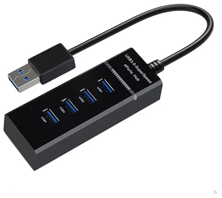 "USB-разветвитель" - 4-х портовый USB 3,0 концентратор