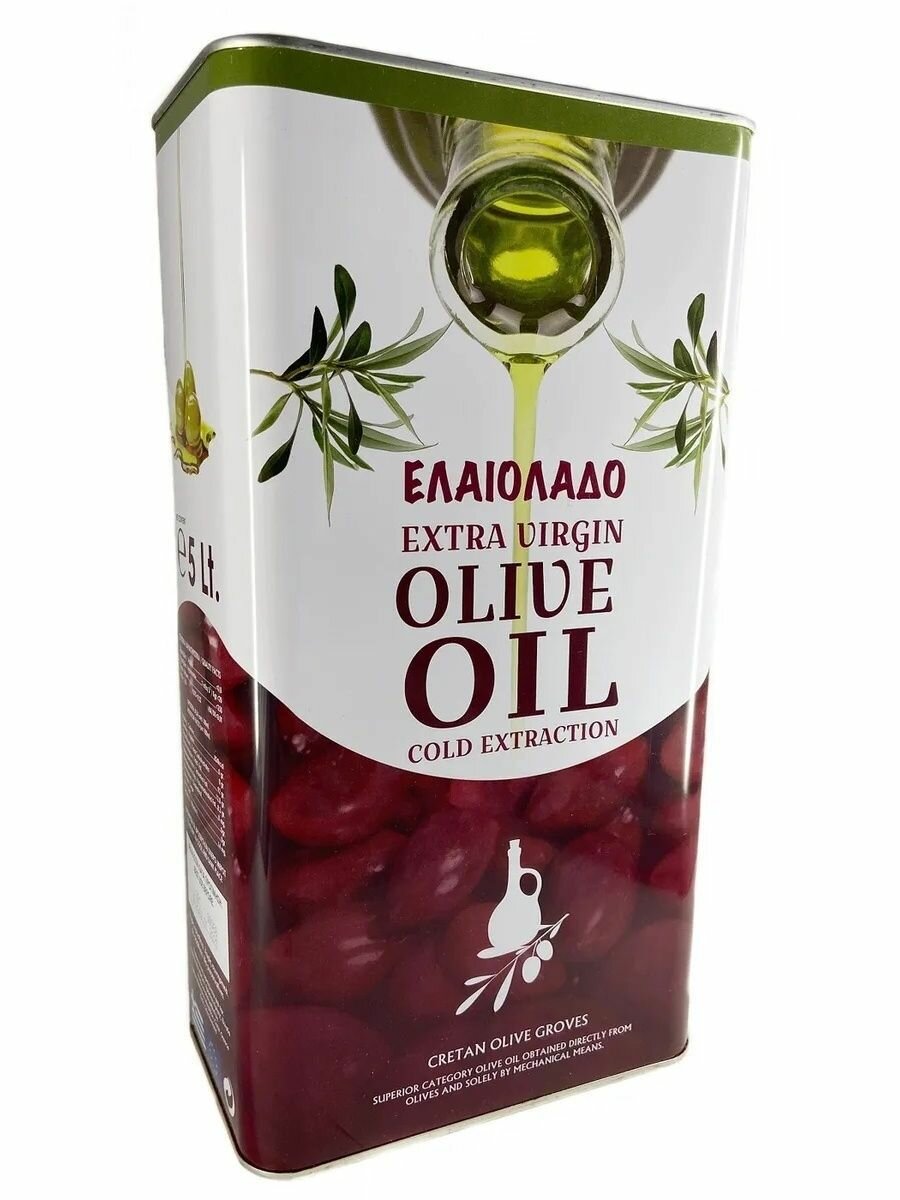 Оливковое масло "ELAlOLADA" Extra Virgin Olive Oil. Греция , 5л