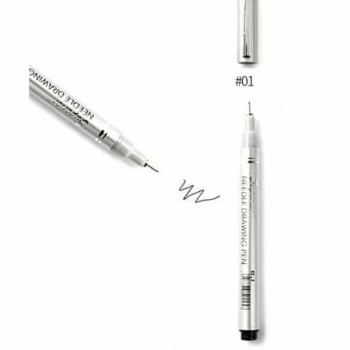 Линер CC-9CA-2701 черный 01 мм корпус с клипом в картонной коробке MS-807A Superior 312070 345₽