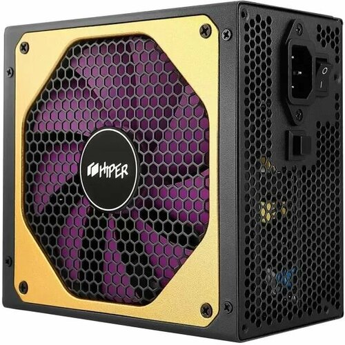 Блок питания для ПК 1300 Ватт Hiper HPG-1300FM блок питания atx hiper hpg 1100fm excellent 1100w 80 gold apfc 140mm fan full modular