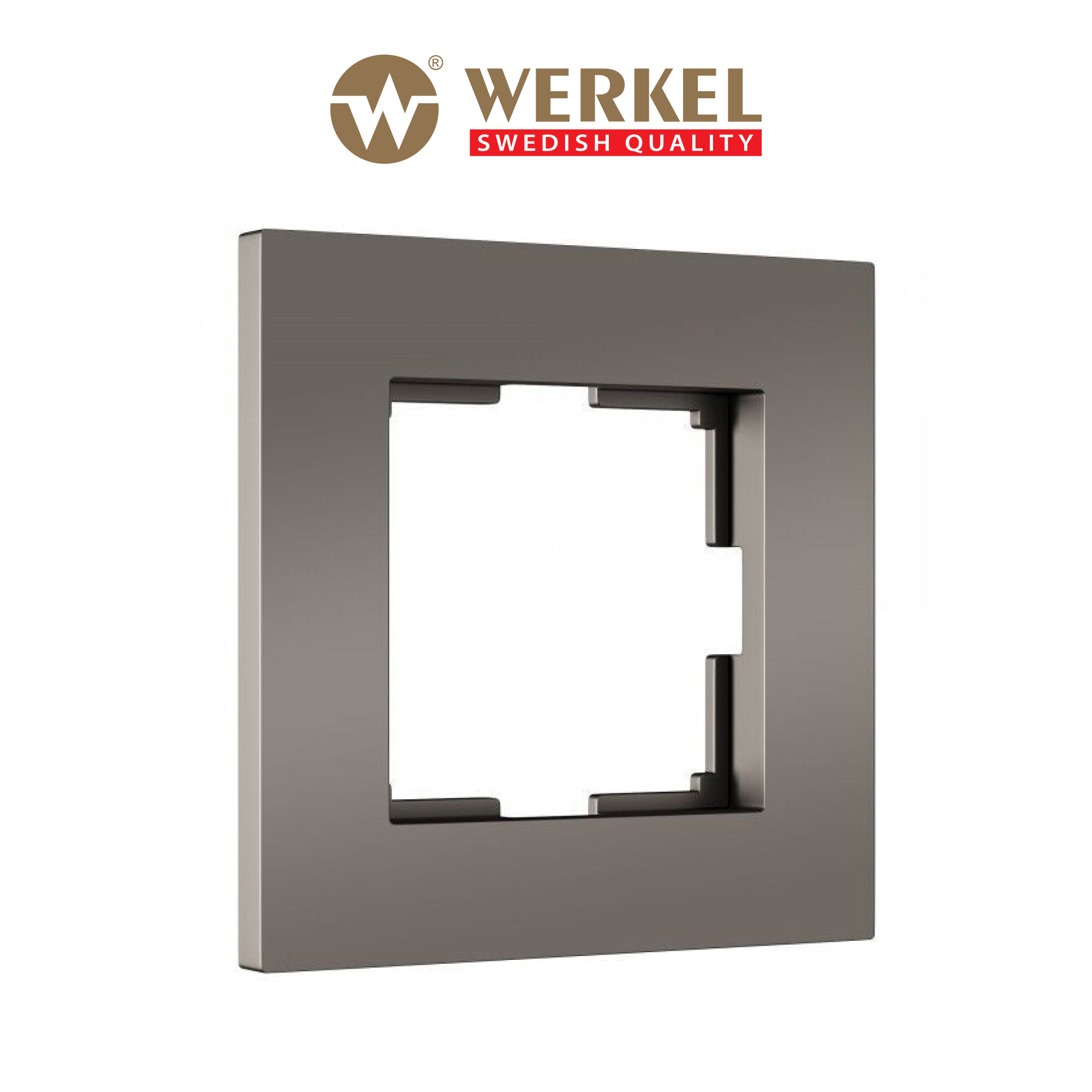 Рамка на 1 пост Slab Werkel Slab W0012963 бронза матовый