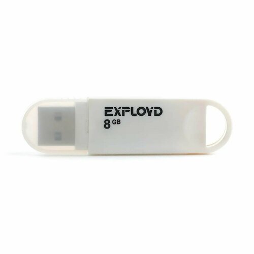 USB-флэшка Exployd 570, 8 Гб, белая, 1 шт