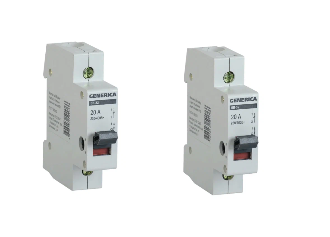 фото Рубильник Generica ВН-32 20 А 2шт