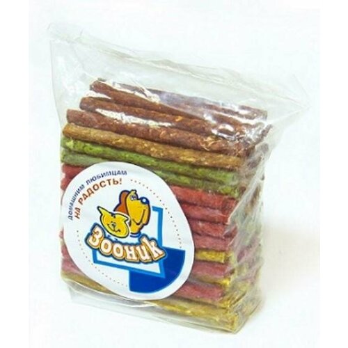 Зооник (корм) Цветные жевательные палочки 5х8-9 мм (8-9гр) 100 шт. 48931-00 0,85 кг 60433 (2 шт)