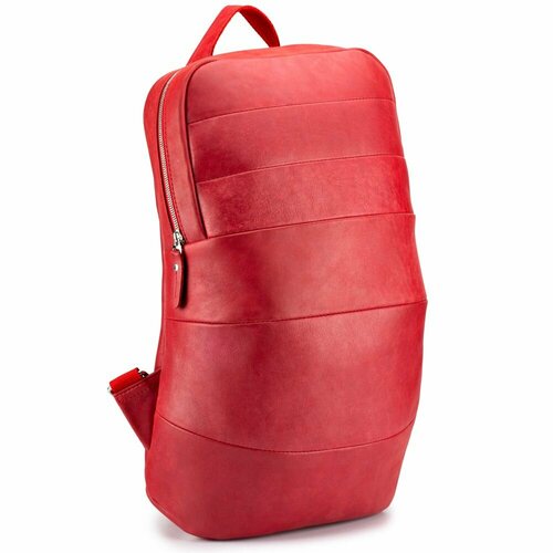 Рюкзак Кожинка, фактура матовая, красный