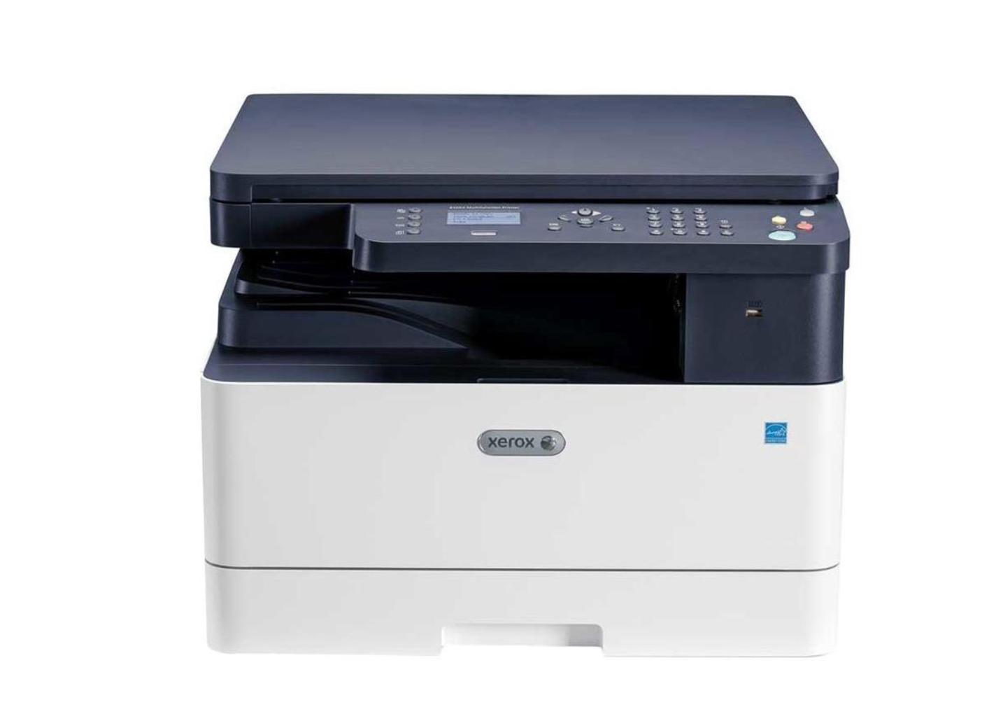 МФУ лазерное Xerox B1025DN, ч/б, A3, белый/синий