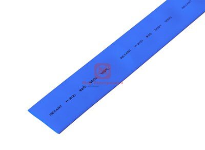 Трубка термоусаживаемая 25/12,5 мм синяя REXANT