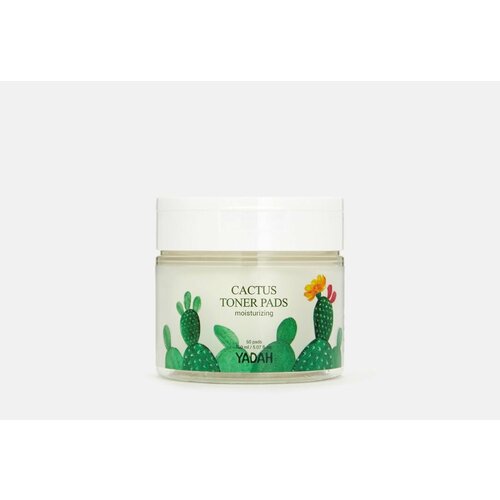 yadah cactus toner pads 20 pads Увлажняющие диски для лица YADAH CACTUS TONER PADS