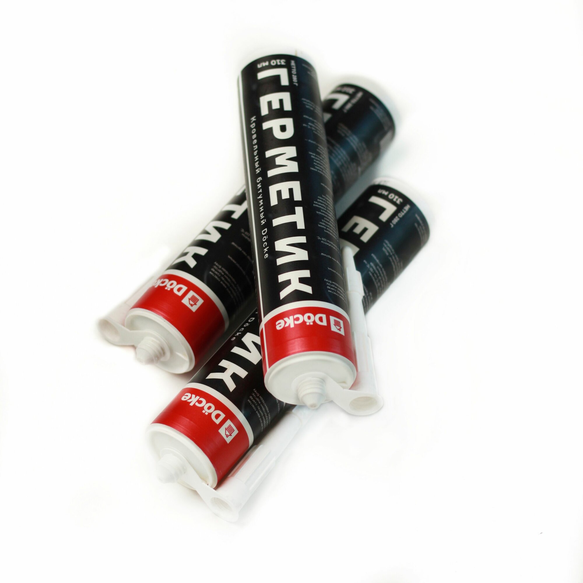 фото Герметик битумный Docke для мягкой кровли 310 мл Деке