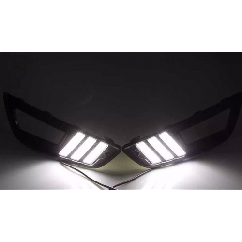 ДХО для Ford Focus III 2014 - 2019 с бегущими поворотниками