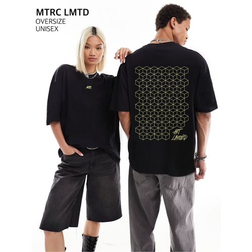 фото Футболка pattern, размер 44/46, черный, желтый mtrc lmtd