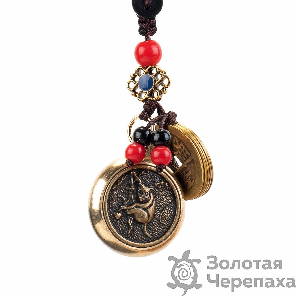 Брелок Золотая Черепаха