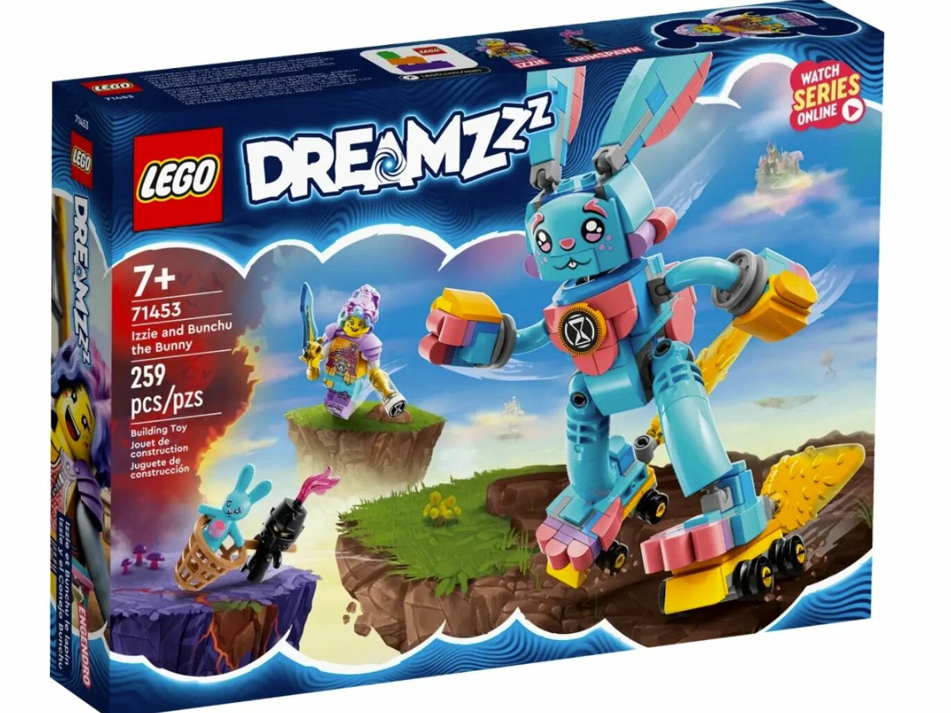 Конструктор LEGO DREAMZzz 71453 Izzie and Bunchu the Bunny, 259 дет.