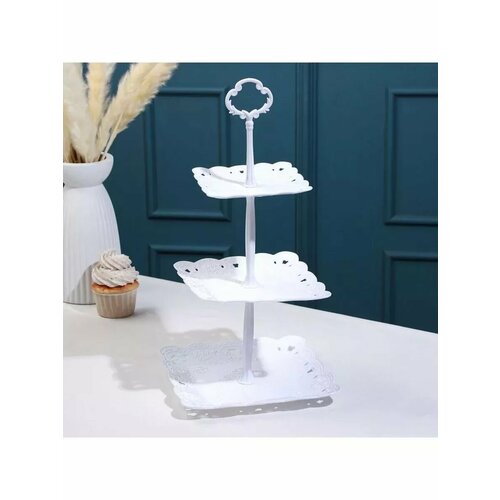 Блюдо 3 яруса Вивьен 711₽