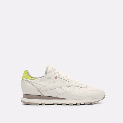 фото Кроссовки reebok classic leather, размер 10 us, бежевый