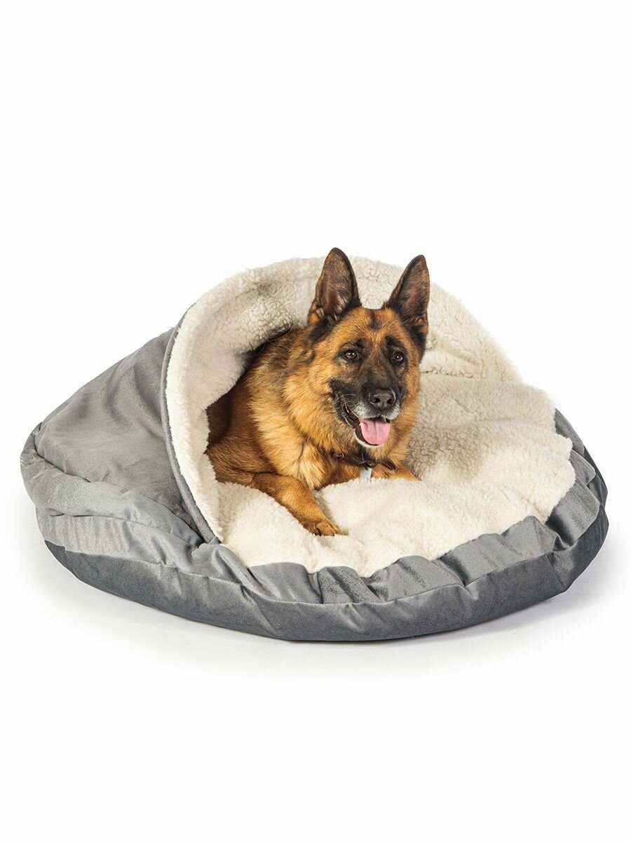 Лежанка для собак крупных пород, теплый дом для животных, 100см